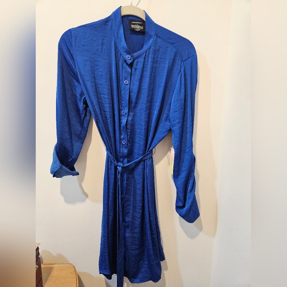 Summersalt Royal Blue Collared Top